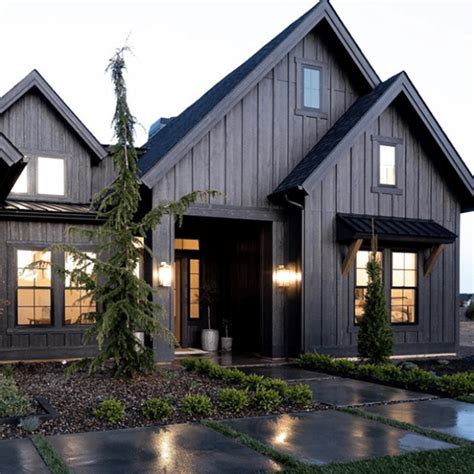 20 Inspiring Dark Exterior Homes – CECILIA MOYER : Lifestyle Blogger | Mountain home exterior ...