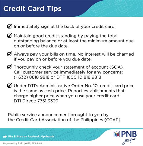 PNB Credit Cards Credit Card Tips: