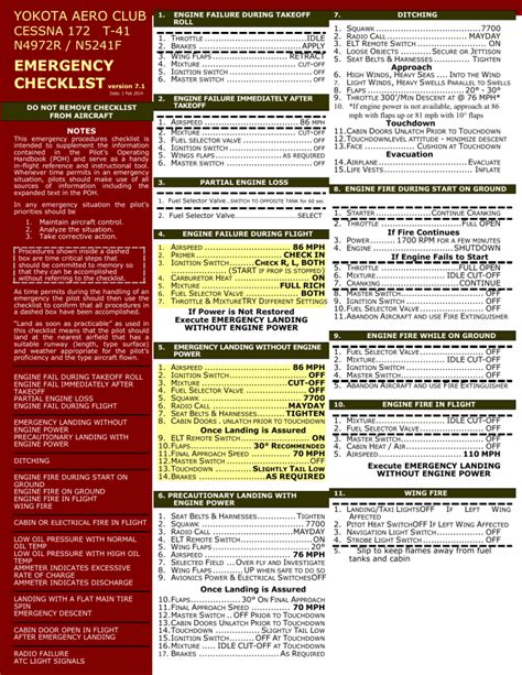 Emergency Operations - C172-T41