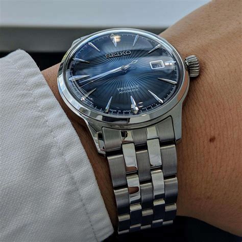 Seiko Presage Cocktail Time Blue Moon Men's Watch SRPB41J1