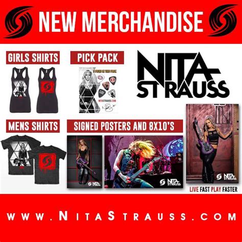 Nita Strauss: Summer merch is finally here!!!