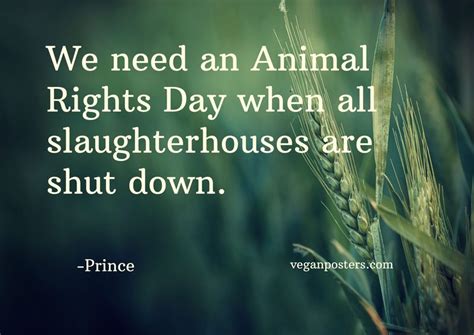 We need an Animal Rights Day | Vegan Posters