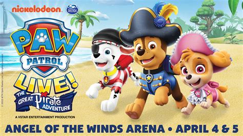 Paw Patrol Live! "The Great Pirate Adventure" | Angel of the Winds Arena