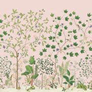 Sycamore & Oak Pink | Tree Wall Mural