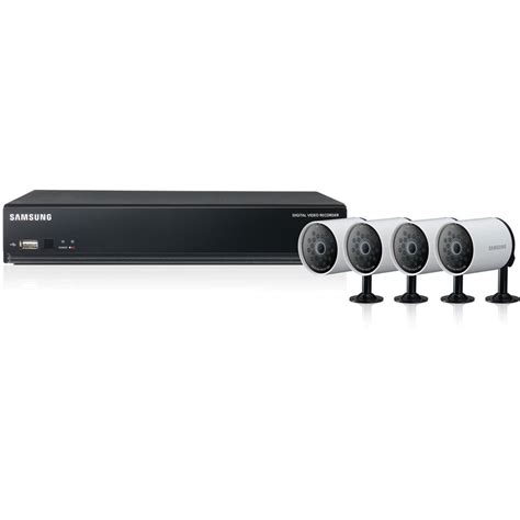 Samsung SDE-3001 4-Channel DVR with 4 Weatherproof Night