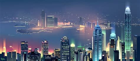 City Skyline Minimalist Wallpaper,HD Artist Wallpapers,4k Wallpapers,Images,Backgrounds,Photos ...