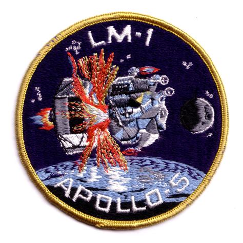 Apollo 5 mission patch. | Apollo missions, Nasa missions, Apollo space program