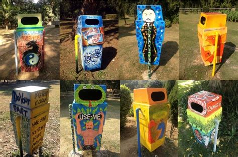 Trash Can Street Art | Upcycle Art