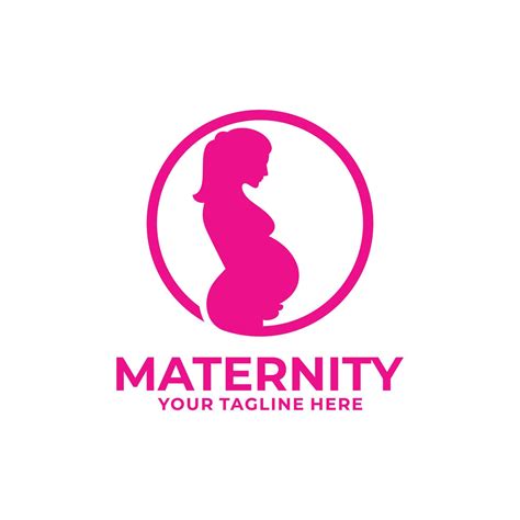 Maternity logo design vector. Pregnant logo 11955116 Vector Art at Vecteezy