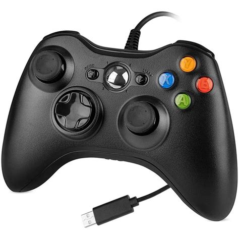 LUXMO Wired Xbox 360 Controller Gamepad Joystick Compatible with Xbox ...