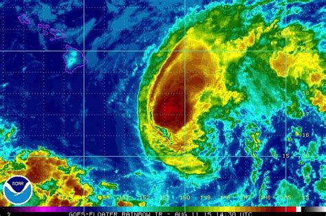 Hurricane Hilda 2015 on path for Hawaii but forecast to steadily weaken - al.com