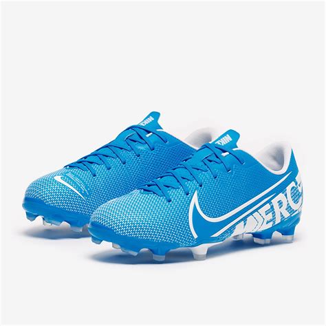 Nike Kids Mercurial Vapor XIII Academy FG/MG - Blue Hero/White/Obsidian - Firm Ground - Junior ...