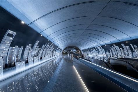 Innovative metro line station design puts Shanghai in a ‘tube’ | Archello