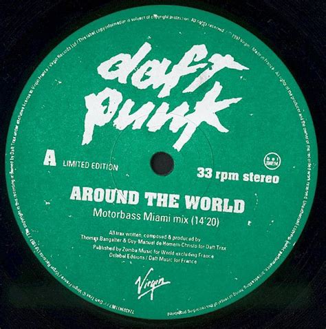 Daft Punk - Around The World (1997, Vinyl) | Discogs