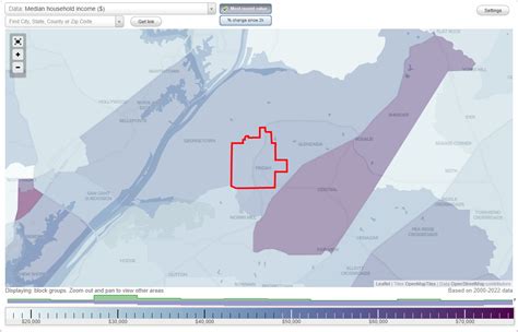 Pisgah, Alabama (AL) income map, earnings map, and wages data