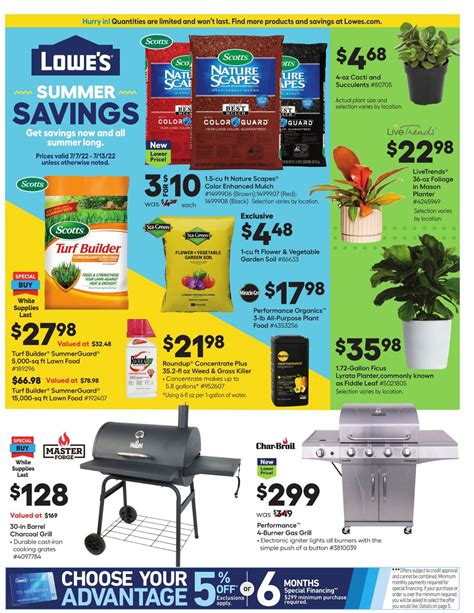 Lowe's Ad Circular - 07/07 - 07/13/2022 | Rabato