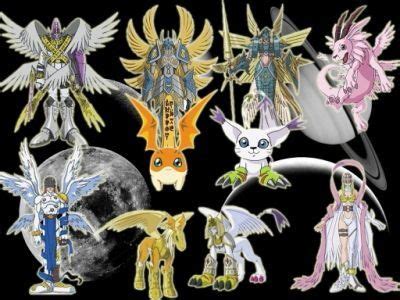 Angemon and Angewomon evolutions. #digimon | Digimon seasons, Pokemon vs digimon, Digimon ...