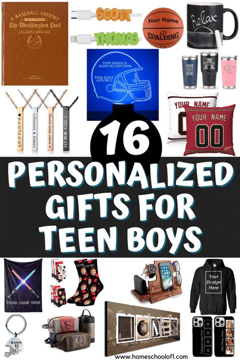 16 Personalized Gifts for Teen Boys they will love