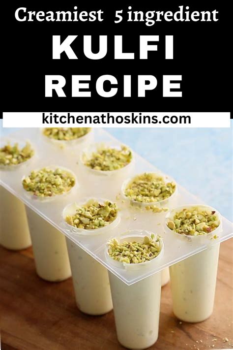 Kulfi Recipe | Kitchen At Hoskins | Kulfi recipe, Easy indian dessert ...