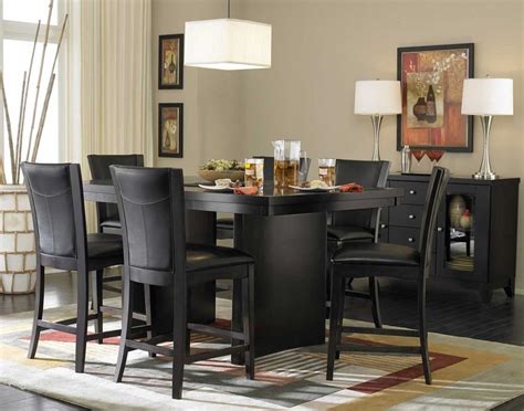 High Decorative Black Dining Room Sets — Madison Art Center Design