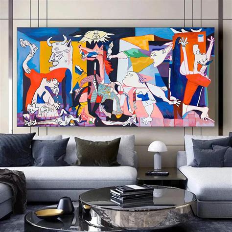 Guernica Canvas, Pablo Picasso Guernica Painting Print, Guernica Wall ...