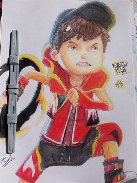 Boboiboy blaze by Kavyakk23 on DeviantArt