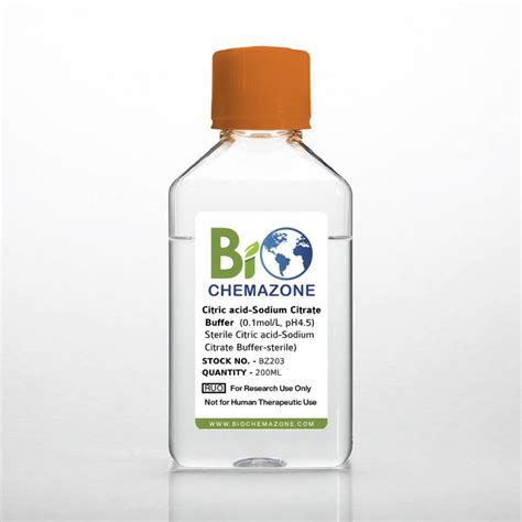 Buy Sodium Citrate Buffer BZ203 at Low Price | Biochemazone™