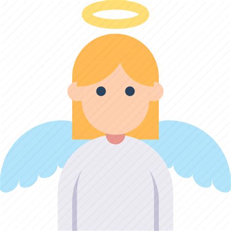 Angel, halo, innocent, wing, woman icon - Download on Iconfinder