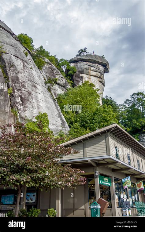 lake lure and chimney rock landscapes Stock Photo - Alamy