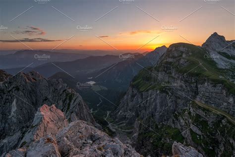 Sunrise in the mountains in Alps | High-Quality Nature Stock Photos ...