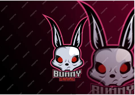 Premium Vector | Bunny logo design esport gaming