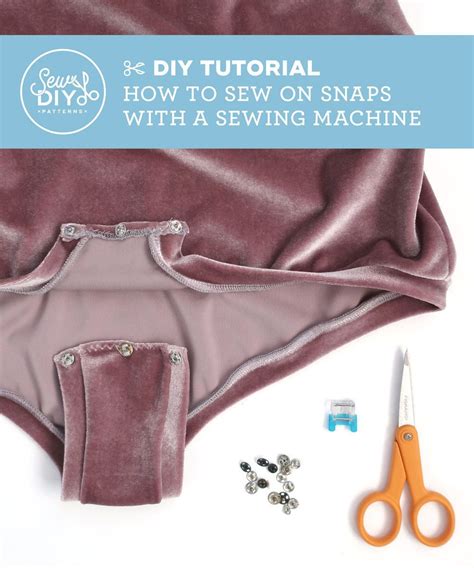 How To Sew On Snaps By Machine – Video Tutorial | Sew DIY in 2020 | Sewing, Diy sewing, Sewing ...