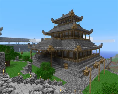 The Minecraft Castle: Amazing Chinese Minecraft Castle Pagoda