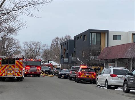 Salt Lake City fire crews tackle shed fire, 20-foot-flames