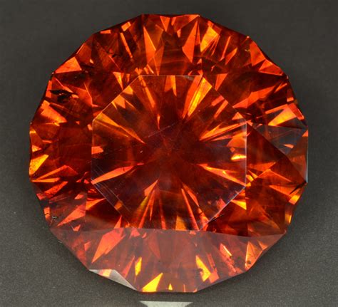 gem-sphalerite.com - 259.31 ct- "bright angel" cut -SOLD