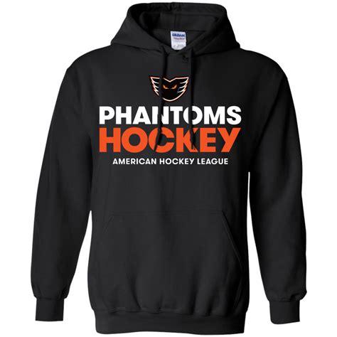 Lehigh Valley Phantoms Hockey Adult Pullover Hoodie Black – Day T-Shirt