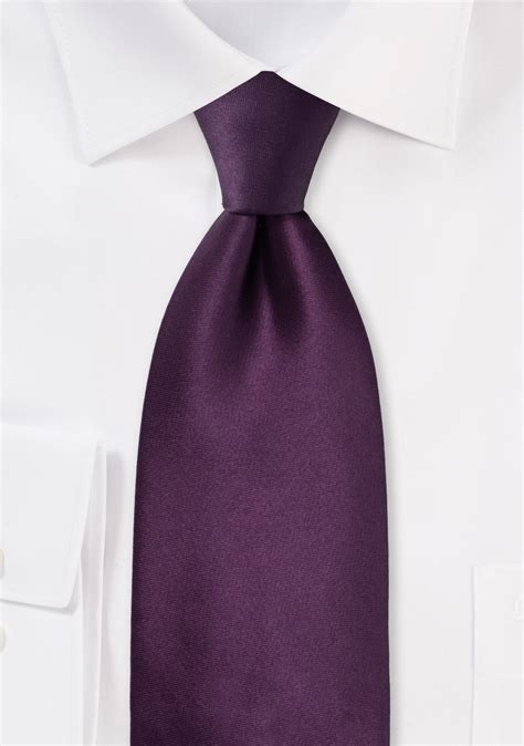 Solid Berry Purple Necktie | Bows-N-Ties.com