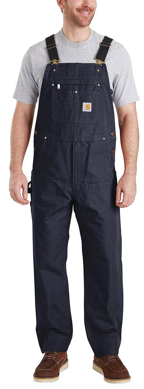 CARHARTT, Men's, L ( 36 in x 28 in ), Bib Overalls - 491V41|102776-412 ...