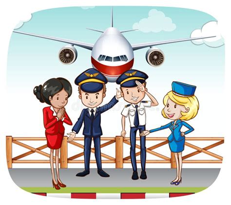 Flight Attendant Clipart