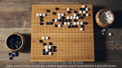 My desktop wallpaper — Be willing to look like a foolish beginner : r/baduk