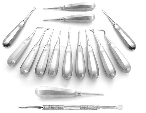 Amazon.com: OdontoMed2011® 15 Dental Elevators Extraction Dental Instruments : Industrial ...