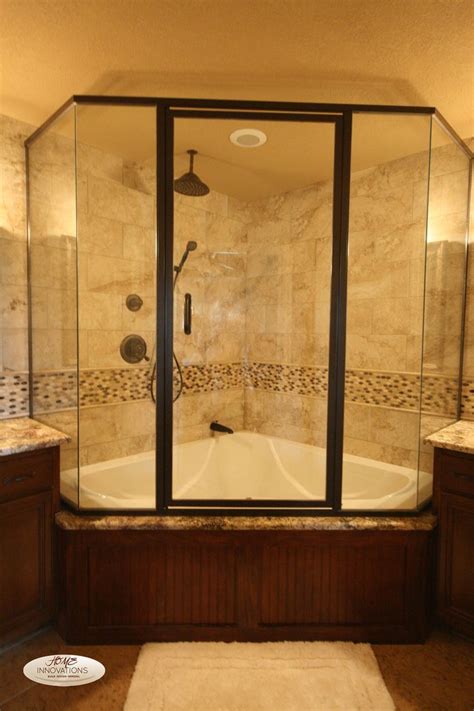 16++ Corner tub shower ideas | showerbathroom