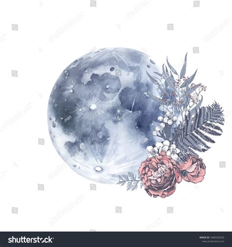 4,009 Watercolors Full Moon Images, Stock Photos & Vectors | Shutterstock