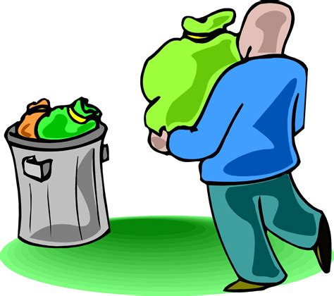 throwing out trash clipart - Clip Art Library