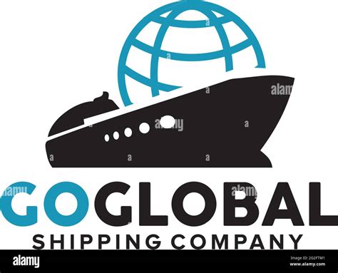 Shipping company logo design vector template Stock Vector Image & Art - Alamy