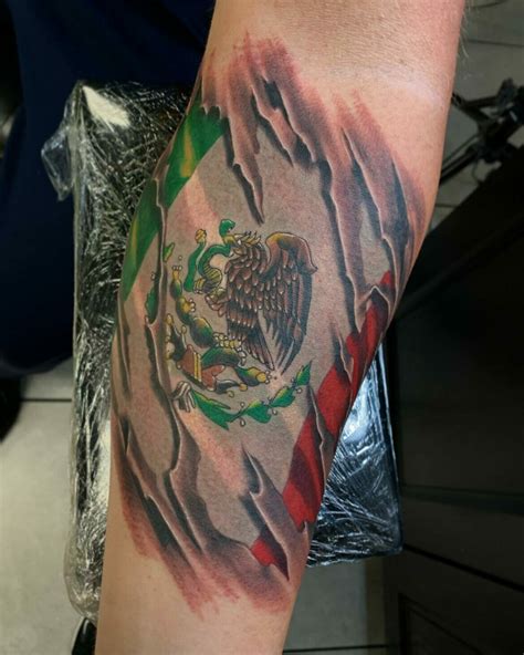 101 Best Mexican Flag Tattoo Ideas That Will Blow Your Mind!