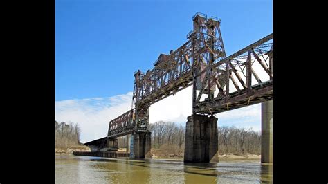 The Old Naheola Bridge on the Tombigbee River at Pennington, AL (handled rail, auto & barge ...