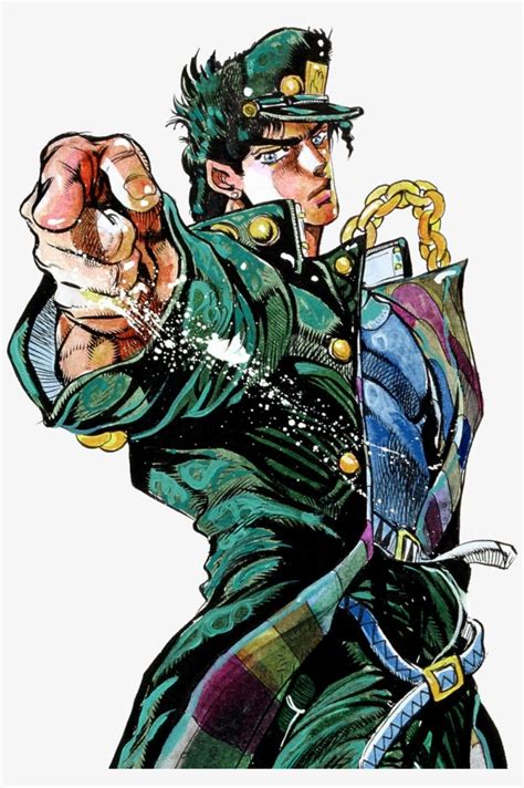 Jotaro Kujo - Jojo's Bizarre Adventure Jotaro Pose - 1115x1444 PNG Download - PNGkit