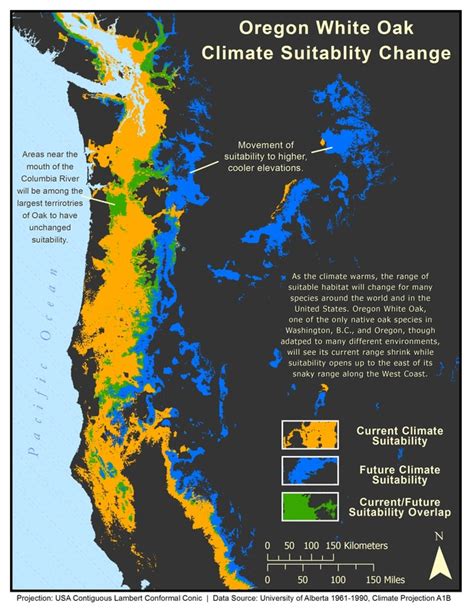 Oregon White Oak Habitat - Lucas Rabins maps