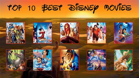 My Top 10 Favorite Walt Disney Animated Movies by Ezmanify on DeviantArt